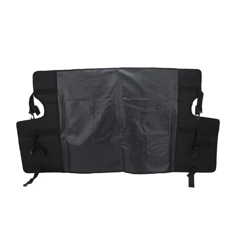 Black Oxford Cloth Car Rear Trunk Security Shield Cargo Cover Luggage Shade Covers For Jeep Wrangler JK 4 Door 2007-2017 KOLEROADER (9)