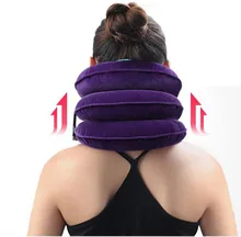 Support Cervical Medical Health Tool Office Neck Care Therapy Device For Vertebrae Inflatable Traction Home Spondylosis Stretch hanriver body gear support civil servants tuohu neck cervical neck home for men and wome jz5 available physical therapy tool