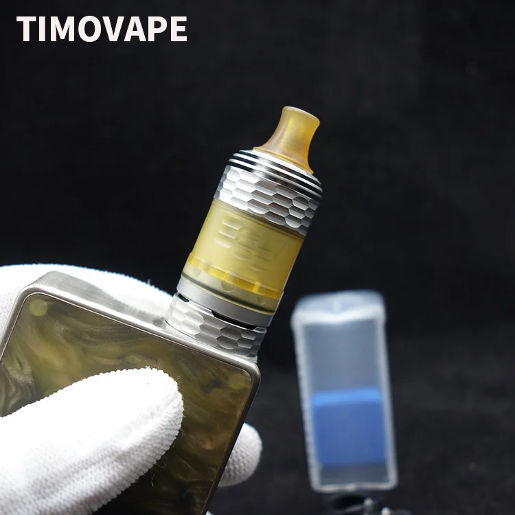 1pc 3.5ML Hussar The End Style RTA 22MM Rebuildable Tank Atomizer 316 Stainless Steel With Free One 510 Drip Tip 1pc 3.5ML Hussar The End Style RTA 22MM Rebuildable Tank Atomizer 316 Stainless Steel With Free One 510 Drip Tip