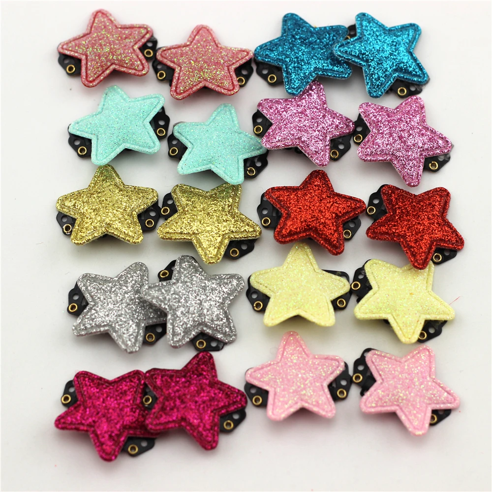 10pc Baby with Fine Wispy Hair Mini Latch Wisp Clip Newborn Shinning Star Hair clips Infant Hairpin Baby Girls Sequins Hairpin Baby Accessories best of sale