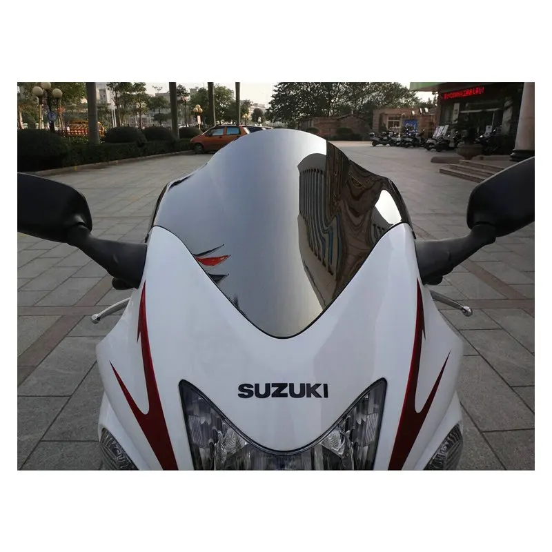 Мотоцикл Обтекатели лобового ветер Экран для 1999-2007 Suzuki GSX1300R GSX 1300 R Hayabusa 2004 2005 2006 - Цвет: Chrome