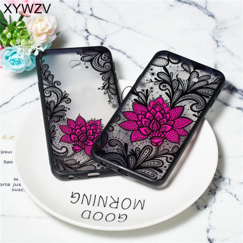 

Flower Case For Samsung Galaxy J6 Prime Case Retro Lace Pattern Matte Phone Case For Samsung Galaxy J6 Prime For Samsung J6 Plus