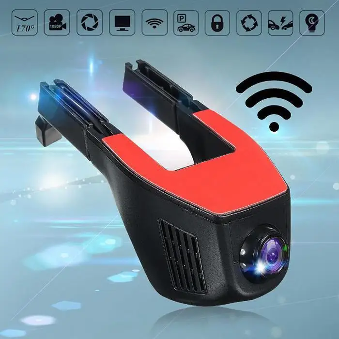 Автомобильный DVR Camera1080P FHD объектив Wi Fi ADAS встроенный g сенсор видео рекордер
