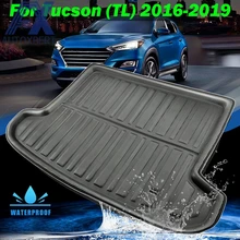 Personalizado carga boot forro bandeja para hyundai tucson tl 2016 2017 2018 2019 boot forro de carga tronco traseiro tapete bandeja