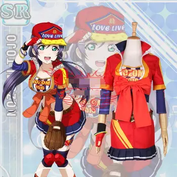 

Hot Anime LoveLive! cosplay Tojo Nozomi cartoon Halloween Masquerade party cosplay Baseball clothing costume