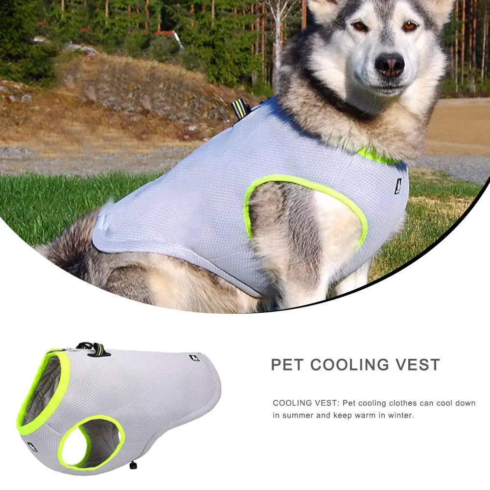 

Summer Pet Cooling Vest Dress Harness Cooler Jacket for Large and Medium Dogs Harnesses Quick Release hot