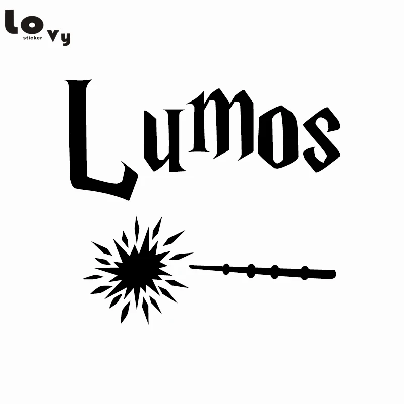 Classic Movie Harry Potter Lumos Vinyl Car Sticker for Car Body