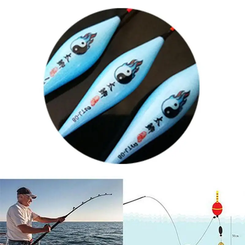 3 шт./компл. Рыболовные Поплавки Balsa Peche мелкая вода и лед плавающие поплавок Деревянный Поплавок для рыбалки рыболовные снасти