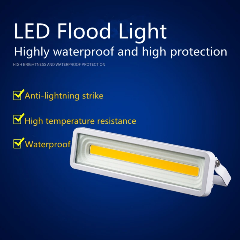 288 LED прожектор 50 Вт 100 220 в наружный COB Led Ligths квадратный Proyectuon настенный светильник
