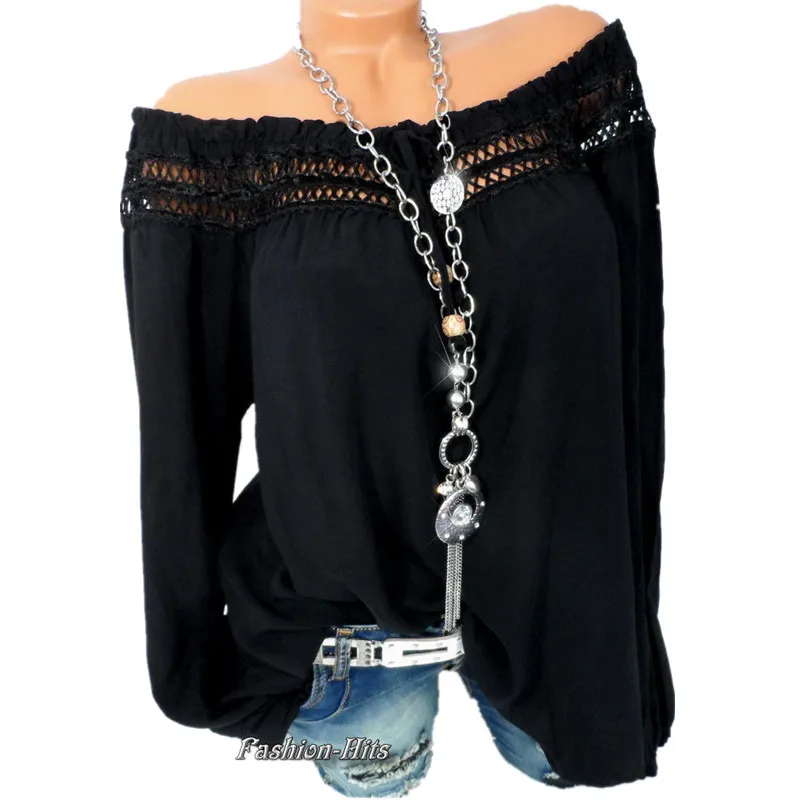

woman tshirt 2019 spring plus size women solid hollow out slash neck long sleeve slim female tops aesthetic vintage pink
