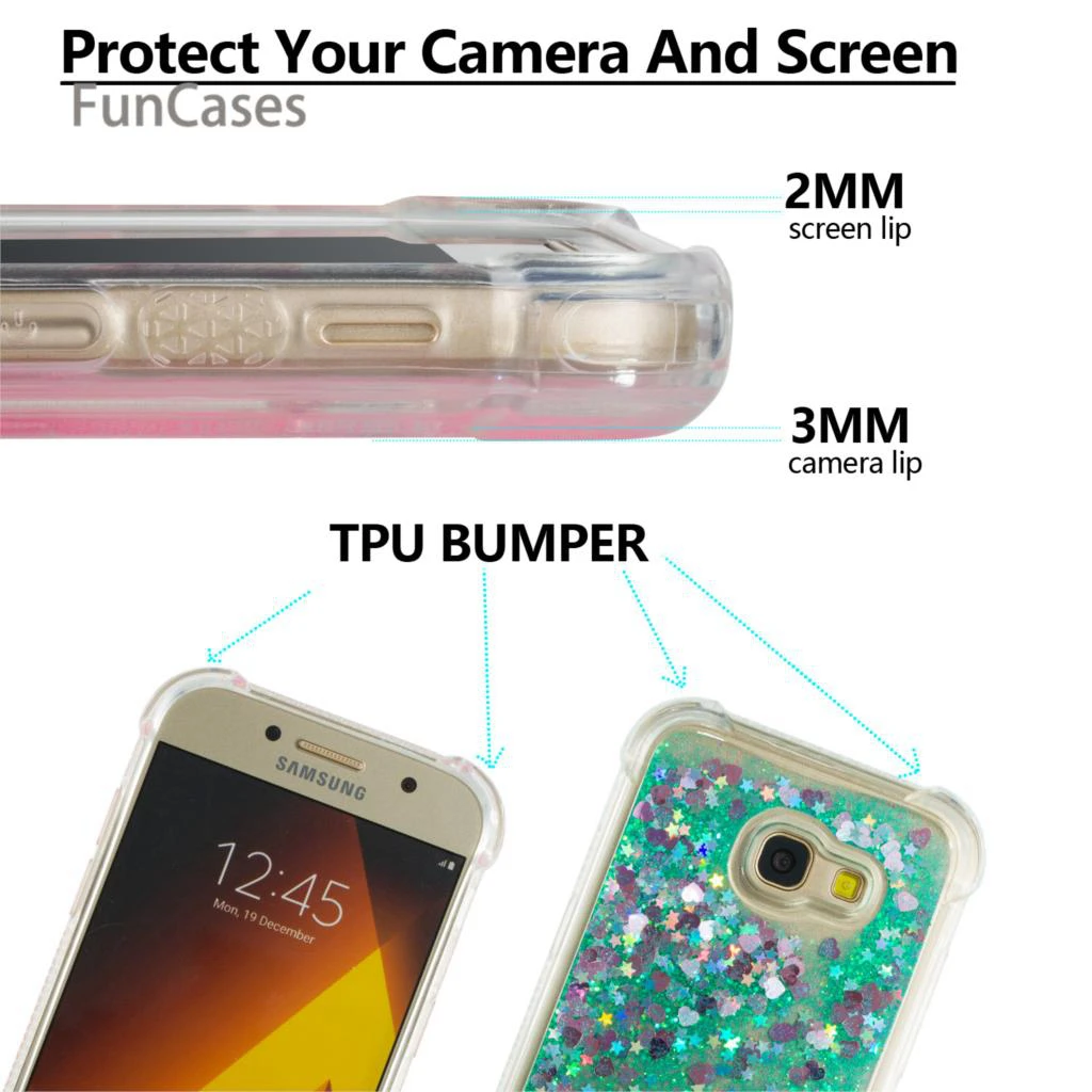 Жидкий чехол СПС Estojo samsung A520 мягкий ТПУ задняя крышка с узором плотный для Galaxy A5 2017
