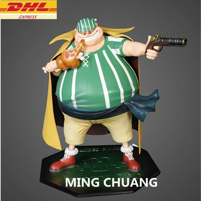 12 ONE PIECE Statue Fat Man Bust Lucky Roo Shanks Full Length Portrait 