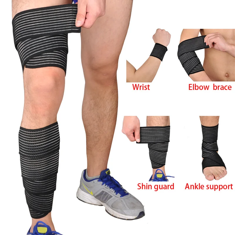Multifunctional Elastic Bandage Wrap Ankle Knee Elbow Stretch Thigh