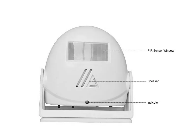 Darho Привет Добро пожаловать беспроводной Intelligent Greeting дверной звонок с приветствием инфракрасный движения Предупреждение дверной звонок