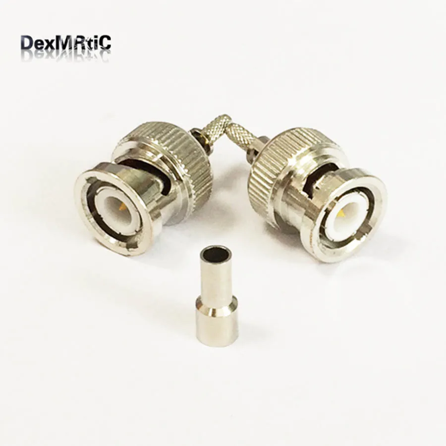 10 шт. обжимные коннекторы для кабелей LMR100 RG316|connector strip|connector femaleconnector ip68 |