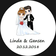 100 шт. пользовательские Стикеры и индивидуальный логотип свадьбы Стикеры s ваш собственный дизайн Стикеры s персонализированные Стикеры s Boda