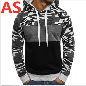 

AS 2019 Printed brand Team Logo male hoodies autumn clothes For men's sweatshirts pullover long sleeve patchwork