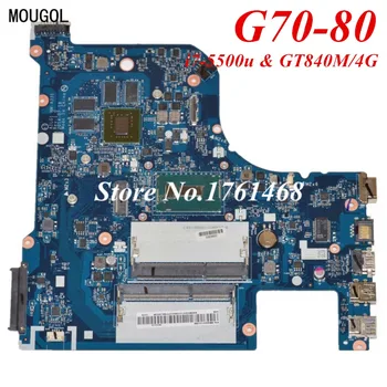 

MOUGOL High-end mainboard For Lenovo G70-80 Laptop motherboard AILG1 NM-A331 i7-5500u GT840M/4G 100% Tested
