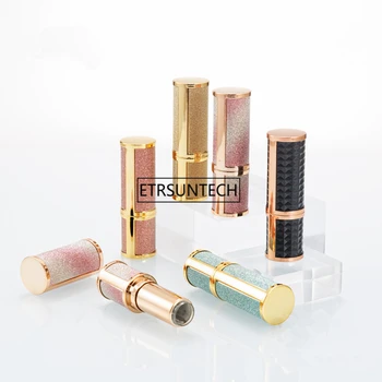 

100pcs 12.1mm Shiny Empty Lipstick Tube, Elegant Lip Balm Container, Plastic DIY Lip Beauty Tool,Cosmetic Containers F3164