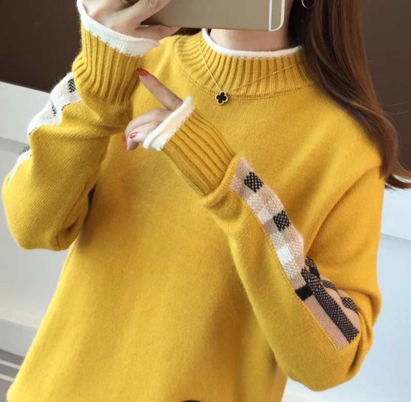 

2018 Autumn Maternity Breastfeeding Sweater for Pregnant Women Fashion Soft Knitting Lactation Sweater Nursing Pullover Tops