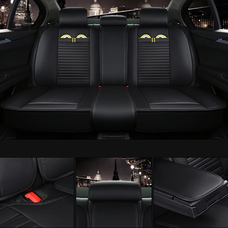 WLMWL универсальный кожаный чехол для автомобильного сиденья Skoda octavia fabia rapid superb kodiaq