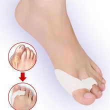 

1Pair Gel Bunion Two Pain Straightener Shaper Separator Alignment Toe Relief Toe Set Foot Care Tool W3