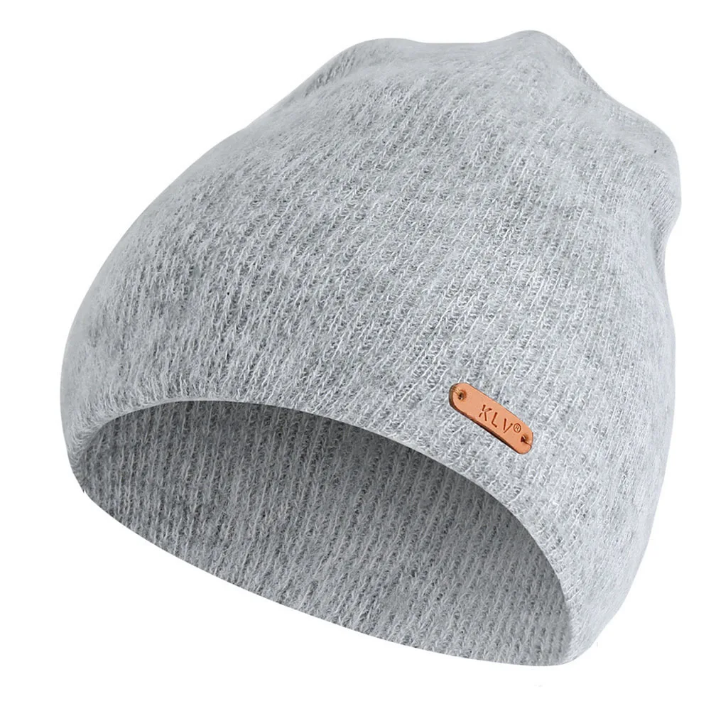 

Winter Knitted Hat Soft Wool Warm Short Beanie Cap for Men Women -MX8