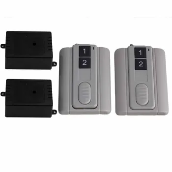 

Inching/Self-lock 1CH 433MHz Wide Base Remote Control DC12V 2 Receiver