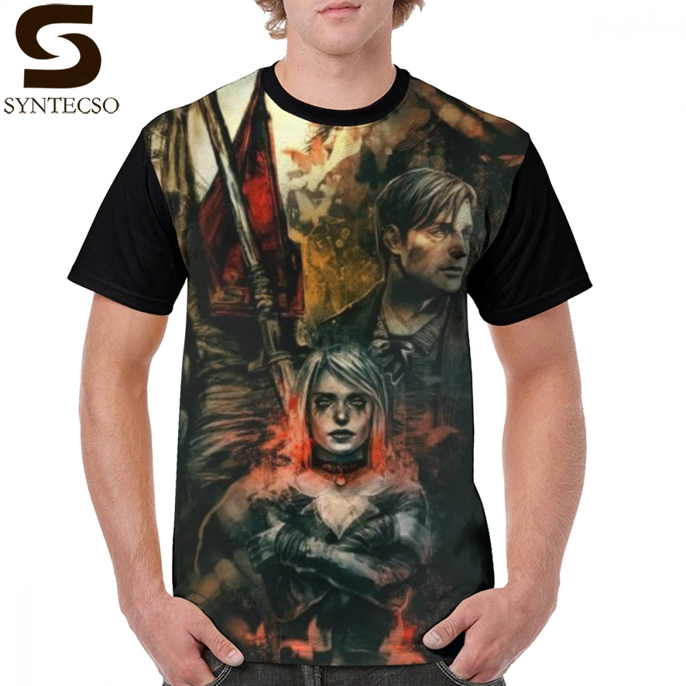 

Silent Hill T Shirt Silent Hill 2 T-Shirt 100 Percent Cotton 6xl Graphic Tee Shirt Graphic Short-Sleeve Fun Basic Man Tshirt
