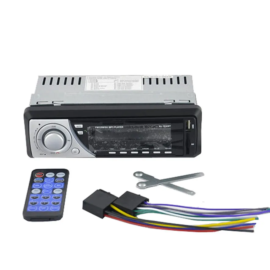 Bluetooth автомобильный стерео аудио в тире FM Aux вход приемник SD USB MP3 радио плеер