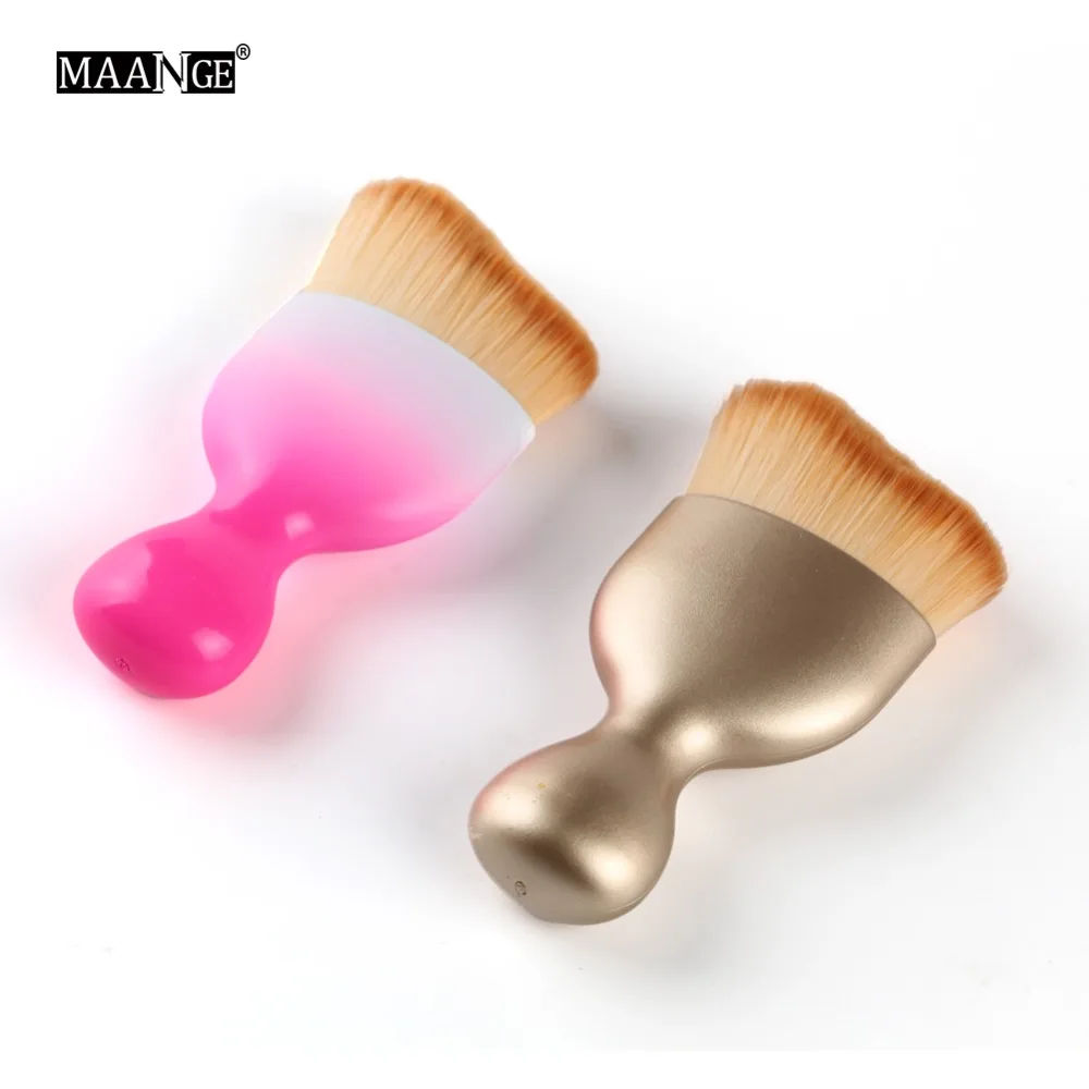 1PCS Contour Foundation Brush S Shape Cream Blush Loose Powder Makeup