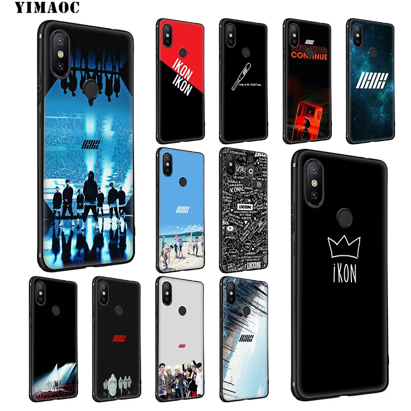 YIMAOC iKON Bands K Pop Soft Silicone Case for Xiaomi Redmi 7A Note 7 6 6A 5 4 4X 4A 5A S2 Plus K20 Pro Lite |
