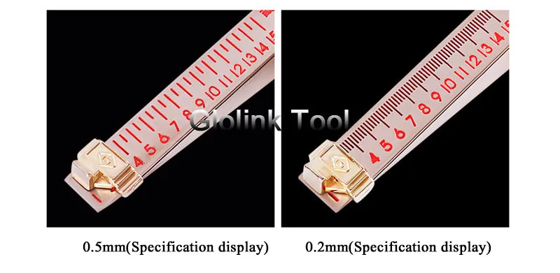 1-15 мм медная клиновидная линейка курсор щупа плоский измеритель детектор зазора инженерный измерительный инструмент суппорт измеритель зазора