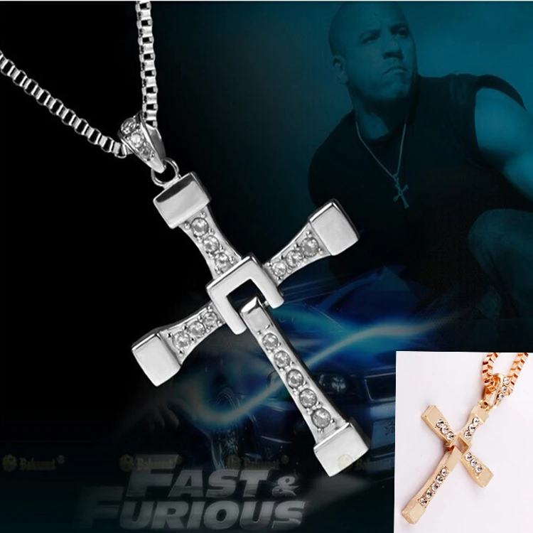 Cross Necklace Vin Pendant Necklace 