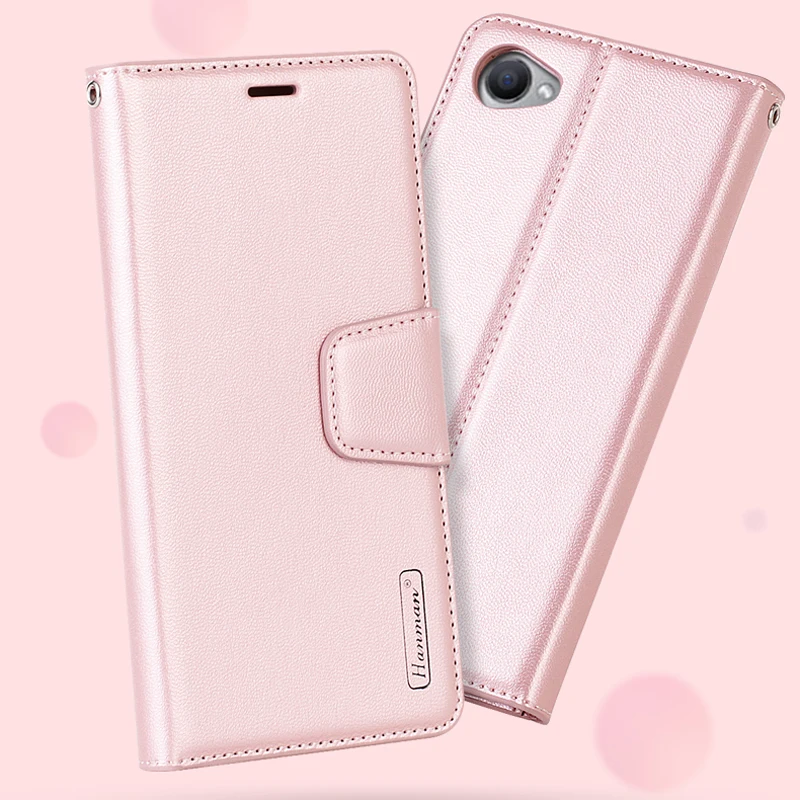 Hanman For HTC Desire 12 Luxury Business Book Style Lambskin Pattern Leather Wallet Case Silicon Back Cover with Card Slot | Мобильные