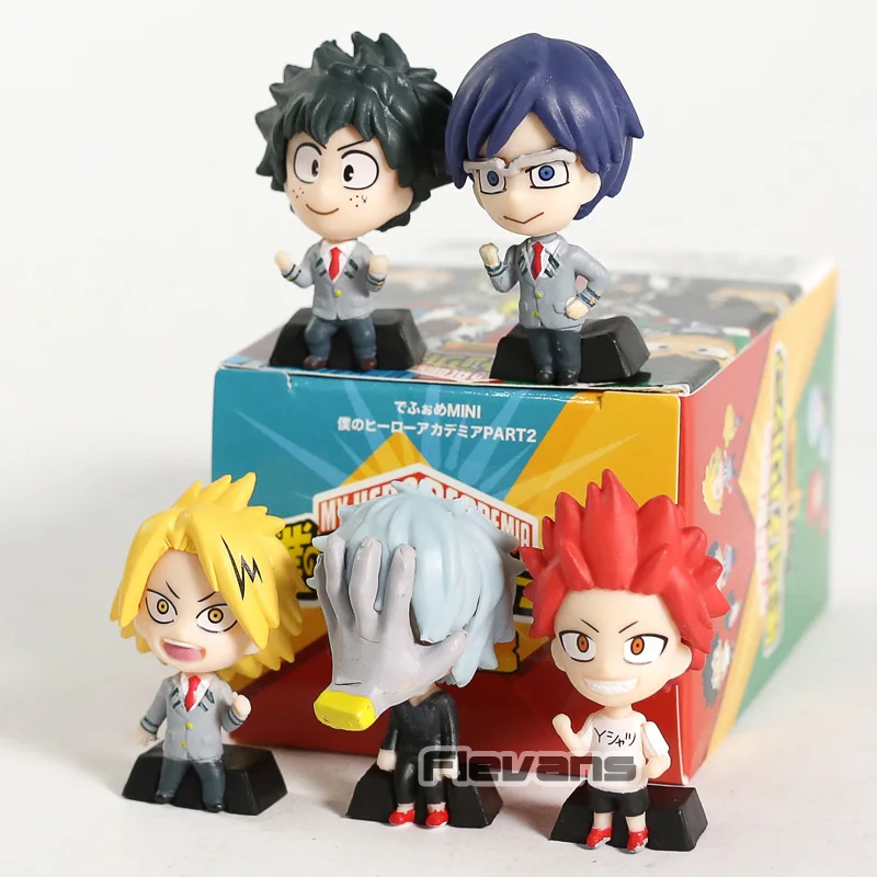 My Hero Academy Midoriya Izuku Todoroki Shoto Aizawa Shota Asui Tsuyu Kaminari Denki мини ПВХ Фигурки игрушки набор