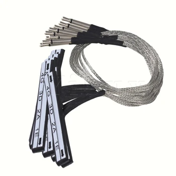 

Yibuy 20PCS Grey 41 x 6mm Piezo Pickup Cable for Electric Violin with Plug