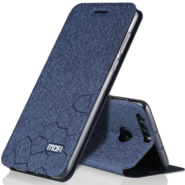 Huawei honor 8 case cover filp glitter leather transparent silicone TPU back thin metall Mofi honor8 | Мобильные телефоны и