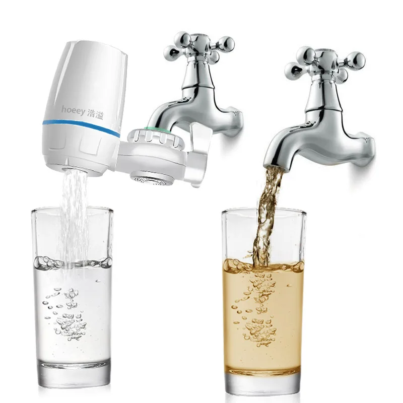 

Tap Water Purifier Water Filter Kitchen Faucet Washable Ceramic Percolator Mini Filtro Rust Bacteria Removal Replacement Filter