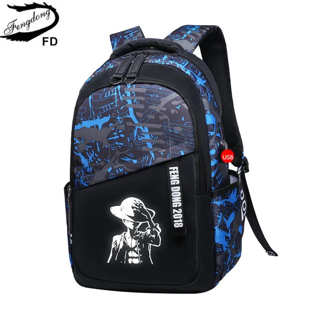 Aliexpress Fengdong Student School Backpack Bags Fengdong Student School Backpack Bags For Boys Kids Book Bag Laptop Men Backbag