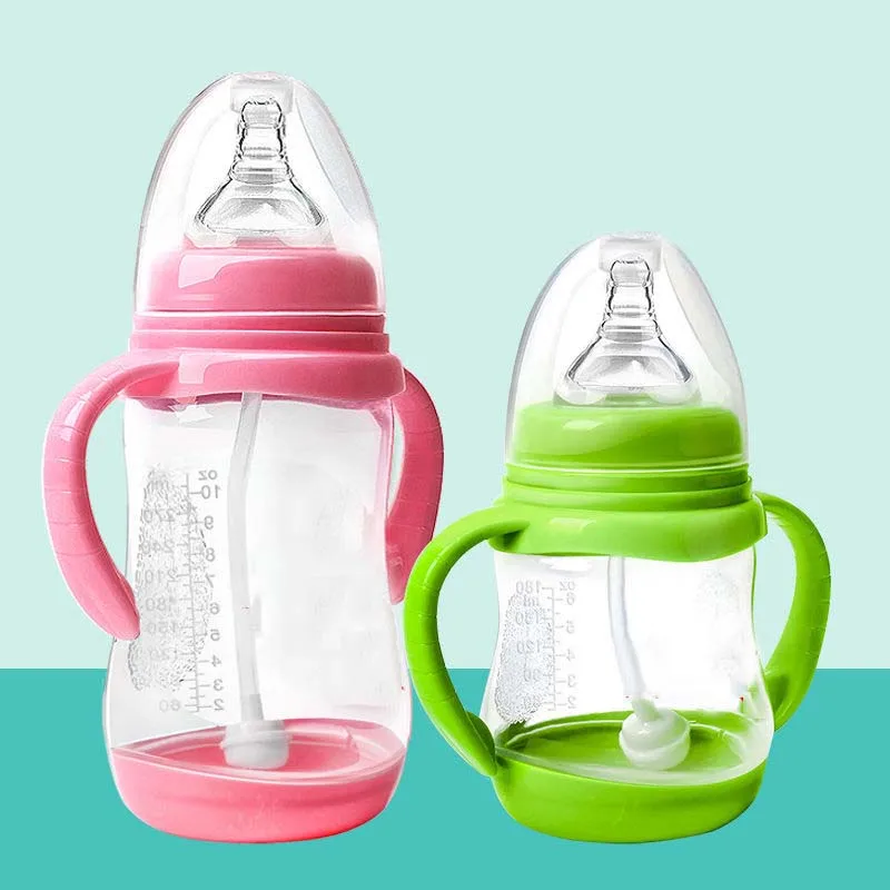 1Pcs 180/240/320mL PP Baby Feeding Bottle Safe Plastic BPA Free ...