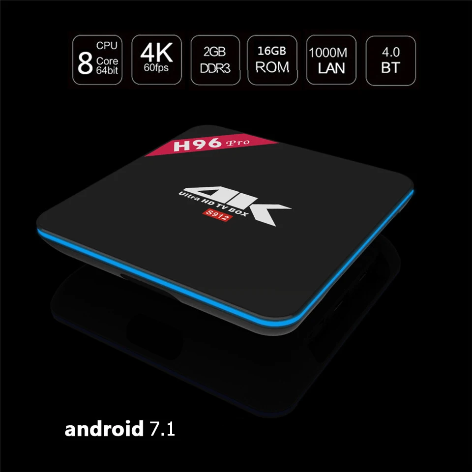 H96 Pro комплект IPTV на базе ОС андроид для Арабской аудитории коробка 4K с 1 год ВМС ТВ шведский ТВ Каналы Италия, Испания африканские греческий Польша Израиль ТВ M3U