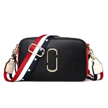 

New Fashion Design Women's PU Leather Shoulder Cross Body Bags Small Package Wide Straps All-match Cross Body Mini Leisure Bag