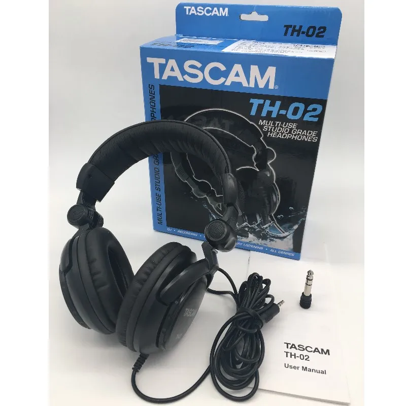 Tascam TH 02 закрытый задний Многофункциональный складной студийный наушник черный