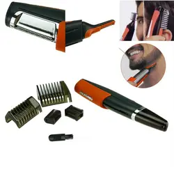 Новый для мужчин Оригинальный Micro Trimer резак для стрижки волос уха бакенбарды бровей с 4 расчёски и гребни уборщик машина