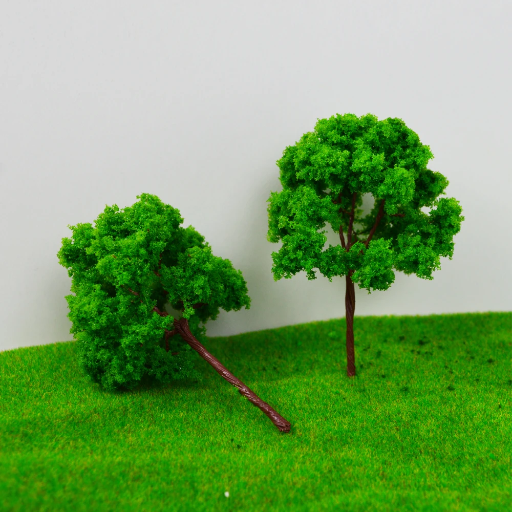 

50pcs sand table model building kits ho scale tree model miniature model wire tree 9cm
