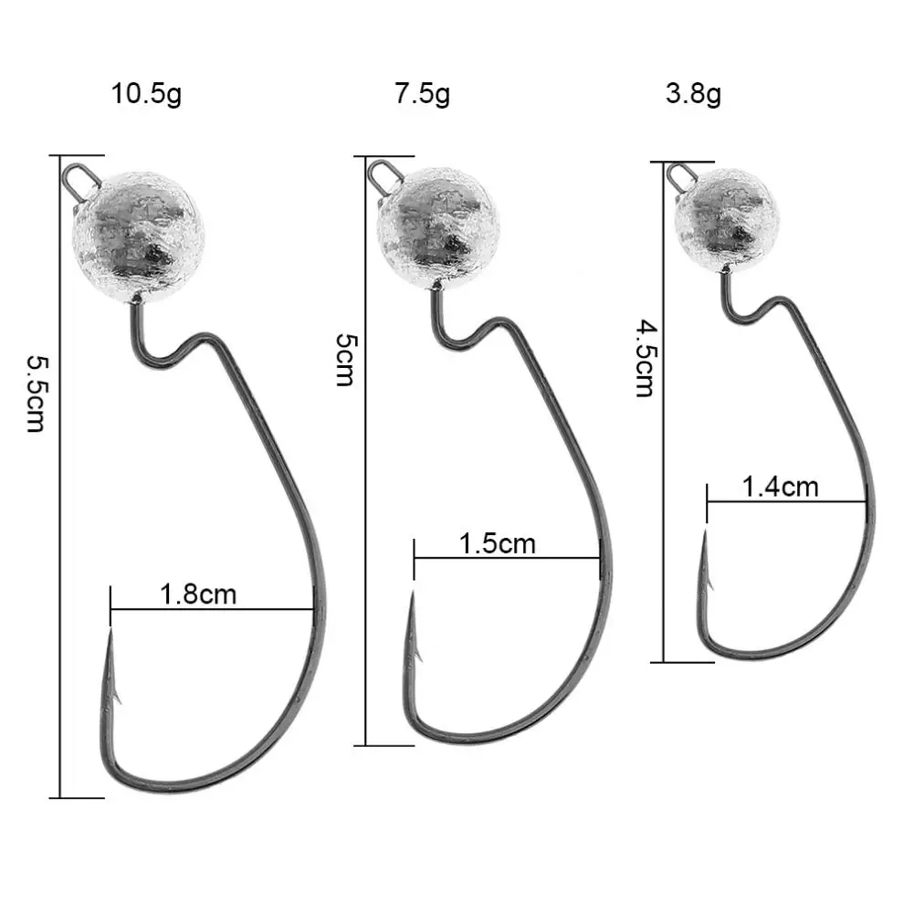58 шт. рыболовные крючки поворотные комбо полный комплект из нержавеющей стали свинцовая головка джиг кривошипный рыболовный крючок и булавка рыболовные снасти