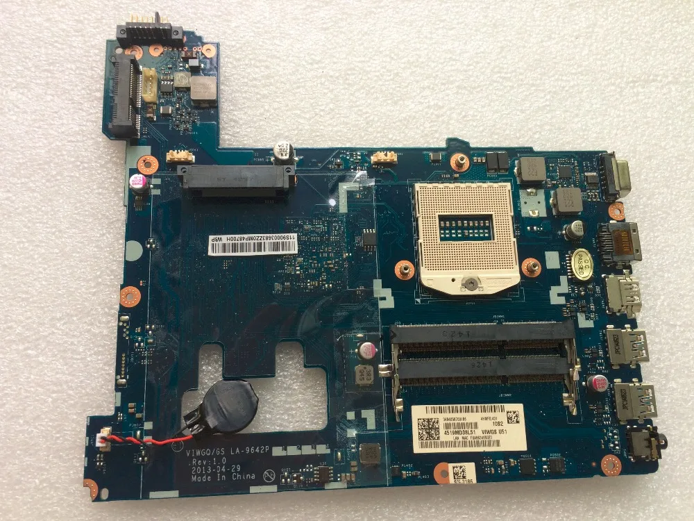 

Tested VIWGO/GS LA-9642P G510 Motherboard For Lenovo G510 Laptop mainboard 90003691 90003692