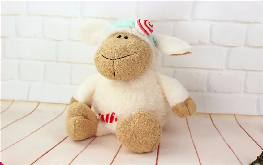 Amy Jolly Sheep candy, цветок овцы, плюшевая игрушка, высокое качество, 35 см, 50 см, подарок на день рождения, подарок на день детей, 1 шт