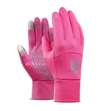 Зимние уличные спортивные перчатки сенсорный экран унисекс непромокаемые и ветрозащитные теплые плюс бархатные лыжные перчатки